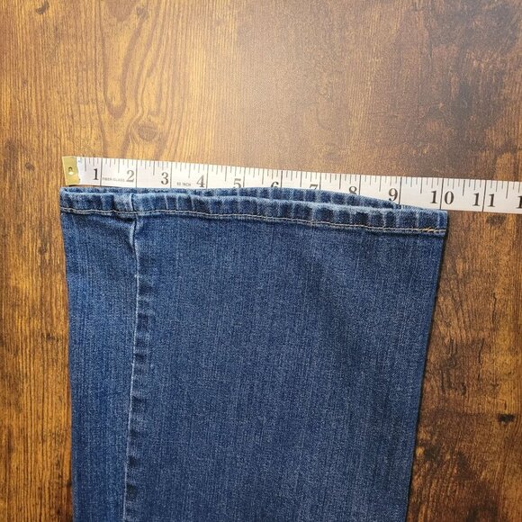 Levi's Jeans Womens 16 Bootcut 515 Button Flap Studded Mid Rise Stretch Denim - Picture 10 of 11